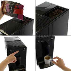 Machine à café avec broyeur melita machine à café auto coffeo solo E950-222